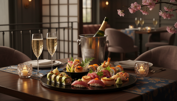 Champagne bij sushi: waarom dit de perfecte combinatie is