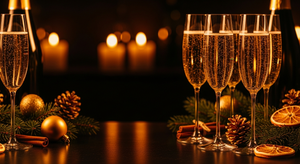 Champagne proeverij voor kerstborrel